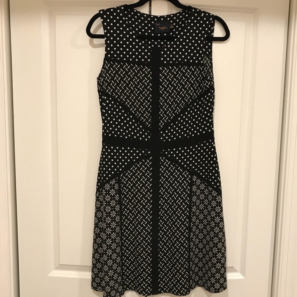 Black & White Patterned Dress